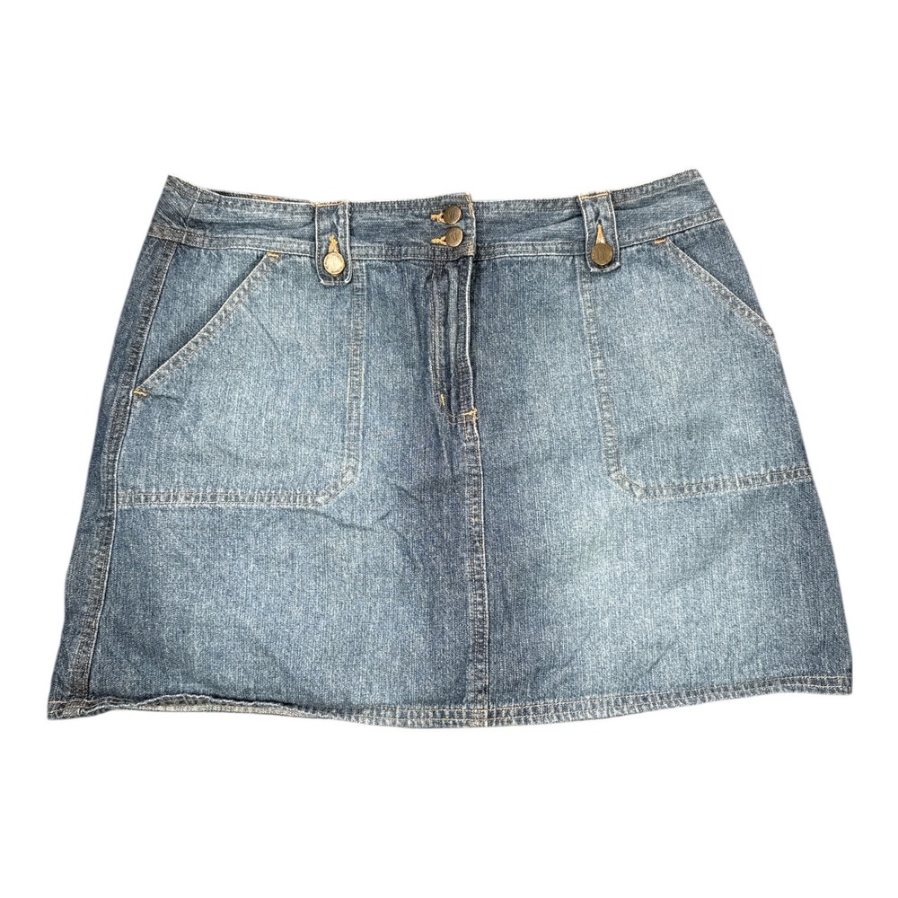 NY Jeans‎ New York Company Denim Skirt Women's Size 12 Blue